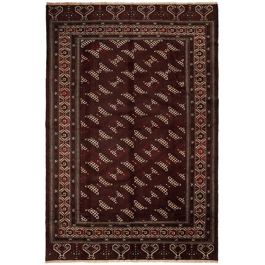 HAND KNOTTED PURE WOOL TORKAMAN 353X238CM