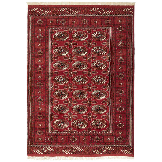 HAND KNOTTED PURE WOOL TORKAMAN 190X140CM