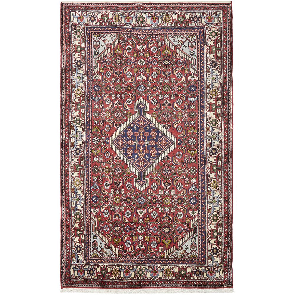HAND KNOTTED PURE WOOL ASAD ABAD 215X130 CM