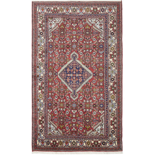 HAND KNOTTED PURE WOOL ASAD ABAD 215X130 CM