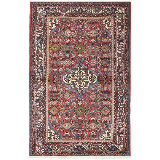 HAND KNOTTED PURE WOOL ASAD ABAD 202X132 CM