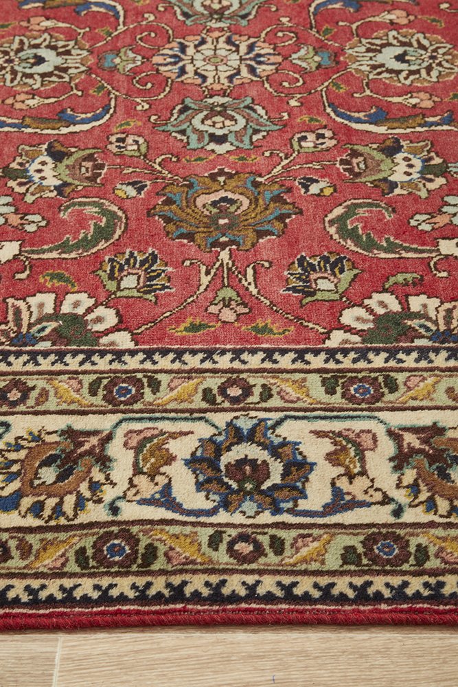 Persian Hand Knotted TABRIZ 185X145 CM