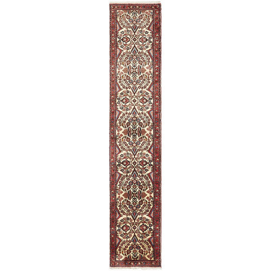 Hand Knotted Pure Wool Rodbar Rug 403X80CM