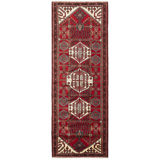 Hand Knotted Pure Wool Saveh Rug 300X117CM