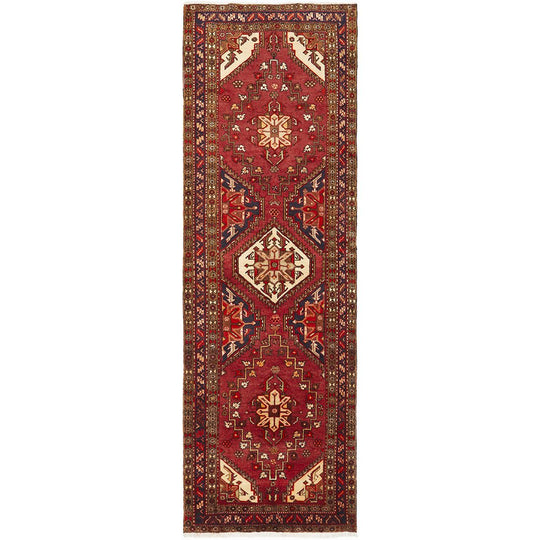 Hand Knotted Pure Wool Ardebil Rug 325X107CM