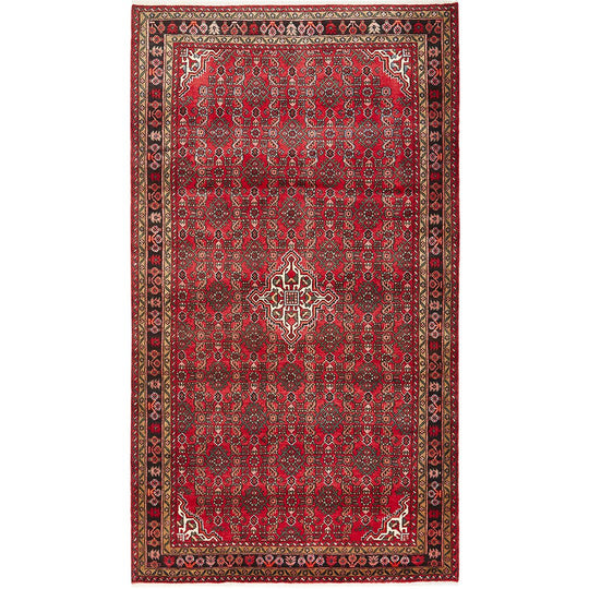 Hand Knotted Pure Wool Hosein Abad Rug 285X160cm