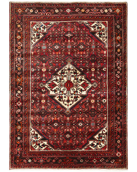 Hand Knotted Pure Wool Hosein Abad Rug 233X164CM