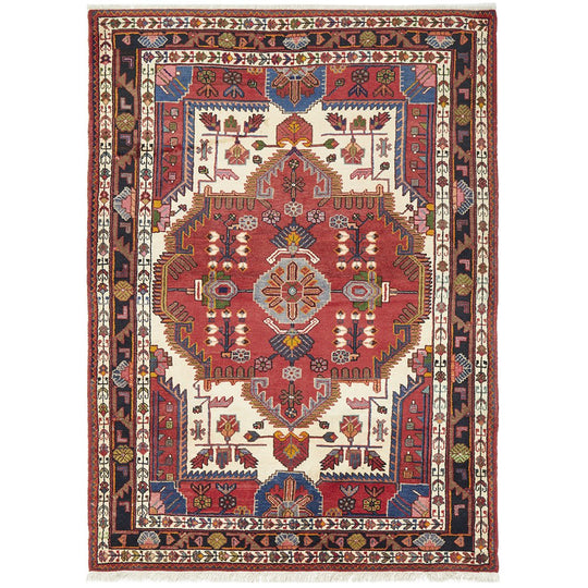 HAND KNOTTED PURE WOOL TOYSERKAN RUG 196X142CM