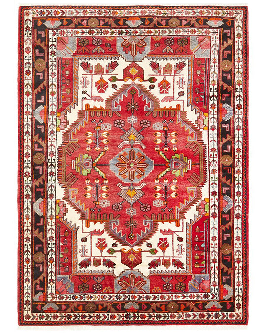 Hand Knotted Pure Wool Nahavand Rug 200X142CM
