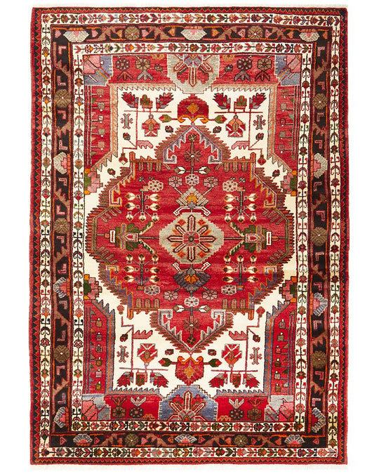 Hand Knotted Pure Wool Nahavand Rug 200X138CM