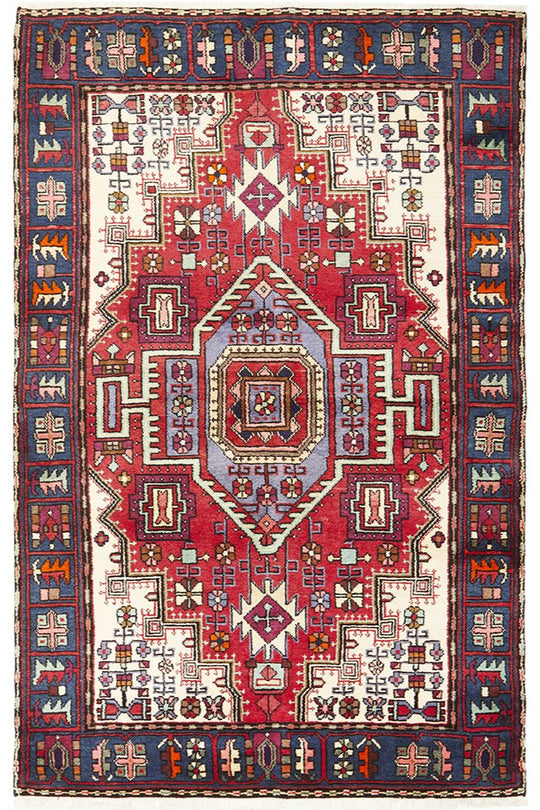 Hand Knotted Pure Wool Nahavand Rug 205X133CM