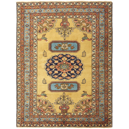 HAND KNOTTED PURE WOOL HOSEIN ABAD RUG 180 X 135 CM