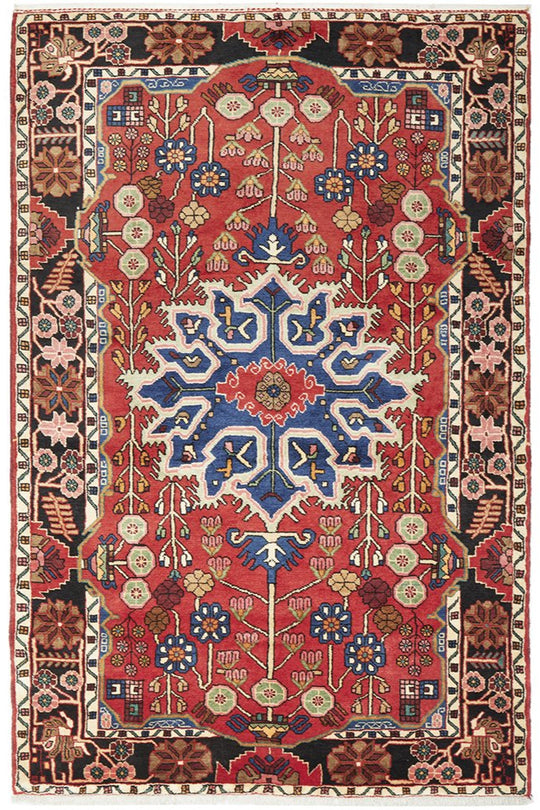 HAND KNOTTED PURE WOOL NAHAVAND RUG 210X140CM