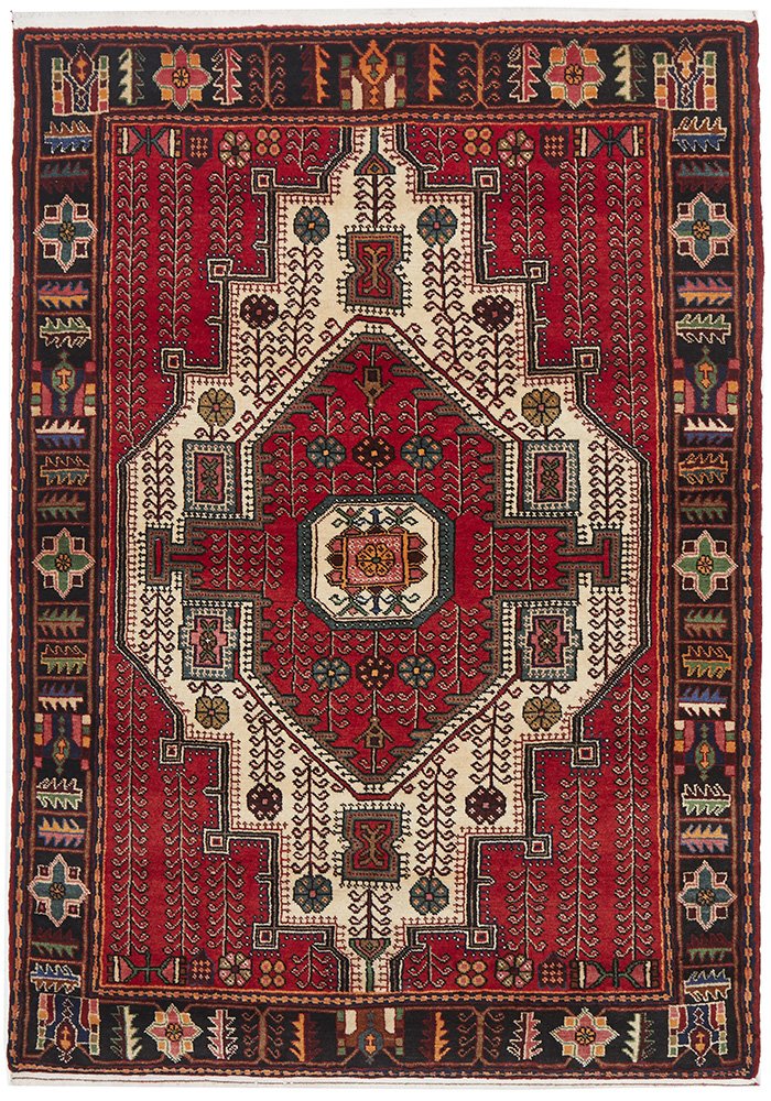 PERSIAN HAND KNOTTED NAHAVAND RUG 198X140 CM