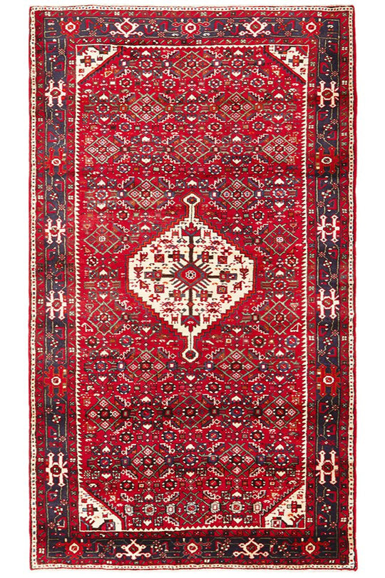 Hand Knotted Pure Wool Hosein Abad Rug 275X155CM
