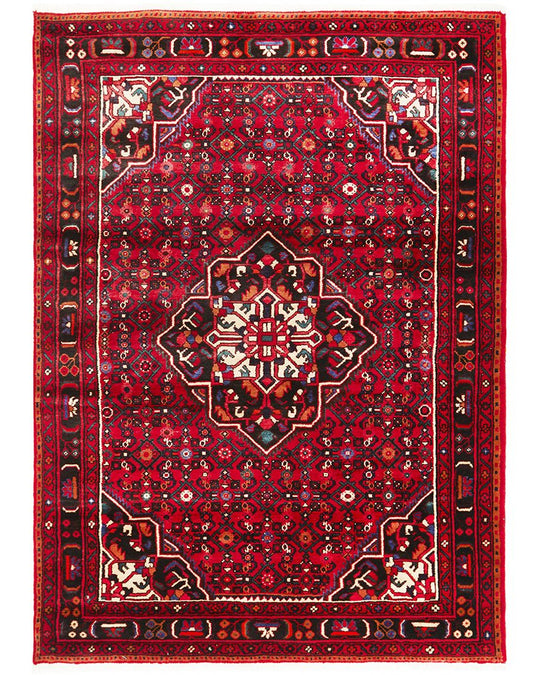 Hand Knotted Pure Wool Hosein Abad Rug 225X160CM