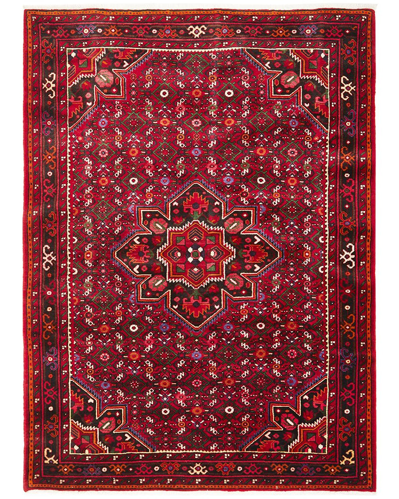 Hand Knotted Pure Wool Hosein Abad Rug 212X155CM