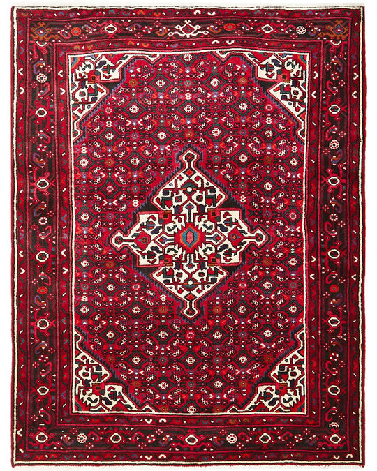 Hand Knotted Pure Wool Hosein Abad Rug 205X160CM