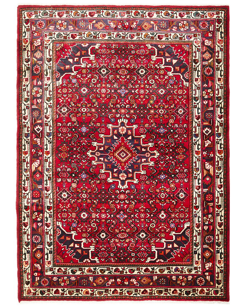 Hand Knotted Pure Wool Hosein Abad Rug 210X153CM