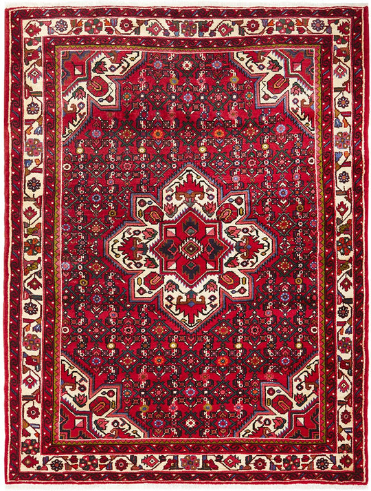Hand Knotted Pure Wool Hosein Abad Rug 200X153CM