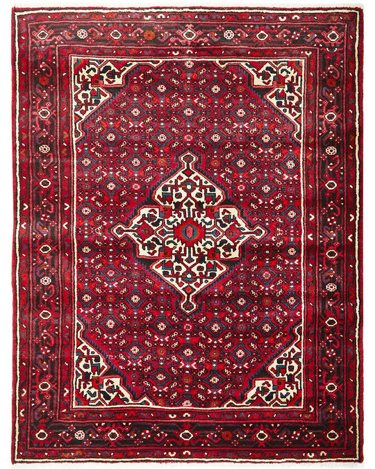 Hand Knotted Pure Wool Hosein Abad Rug 205X160CM