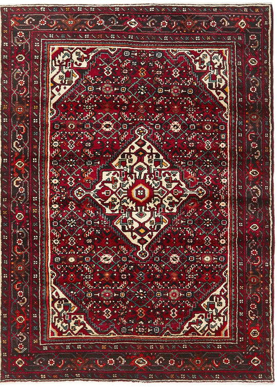 Hand Knotted Pure Wool Hosein Abad Rug 220X163cm