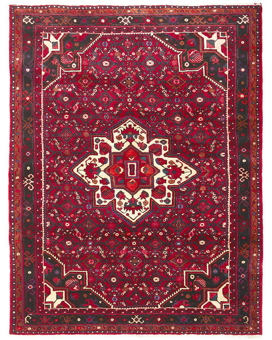 Hand Knotted Pure Wool Hosein Abad Rug 205X157CM