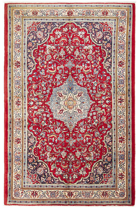 Hand Knotted Pure Wool Sarogh Rug 210X138CM