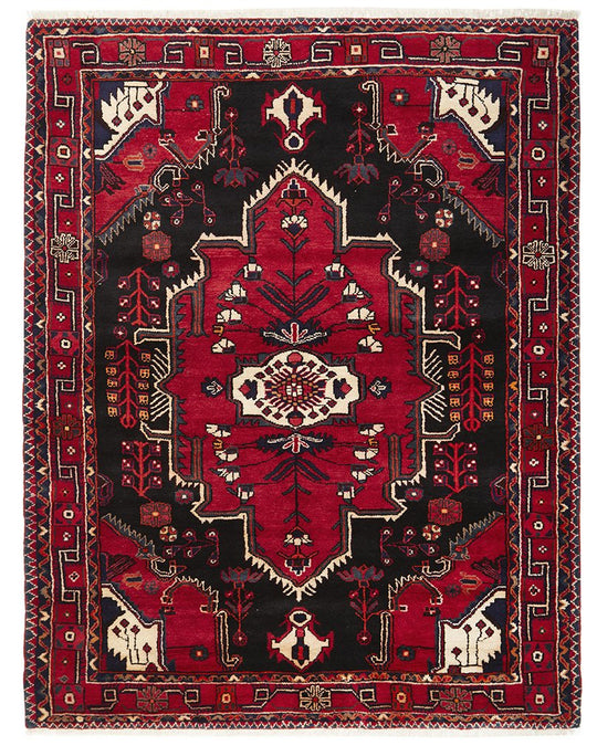 Hand Knotted Pure Wool Nahavand Rug 210X162cm