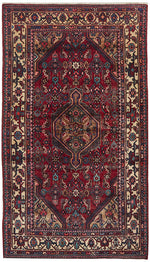 PERSIAN HAND KNOTTED  BROJERD RUG 253X142CM