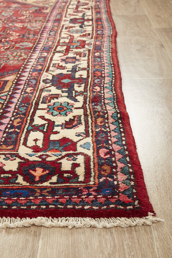 PERSIAN HAND KNOTTED  BROJERD RUG 253X142CM