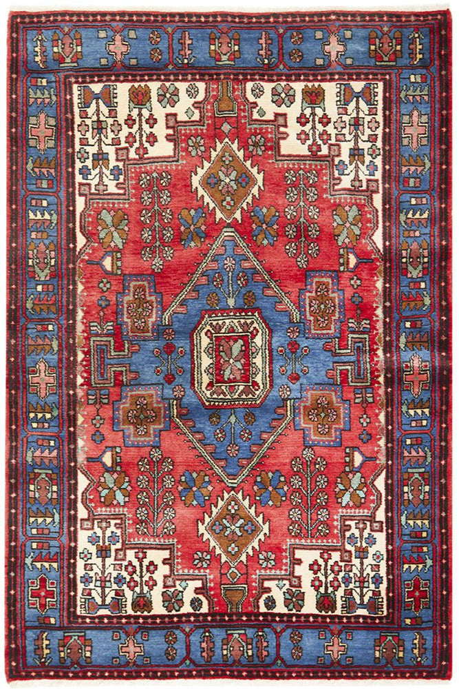 Hand Knotted Pure Wool Nahavand Rug 210X140CM