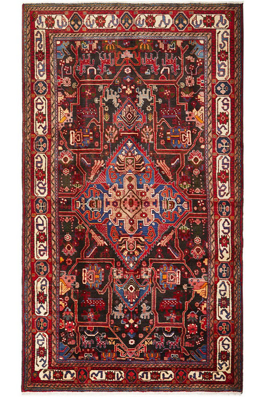 Hand Knotted Pure Wool Nahavand Rug 285X165CM
