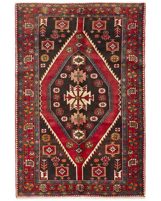 Hand Knotted Pure Wool Toyserkan Rug 210X132cm