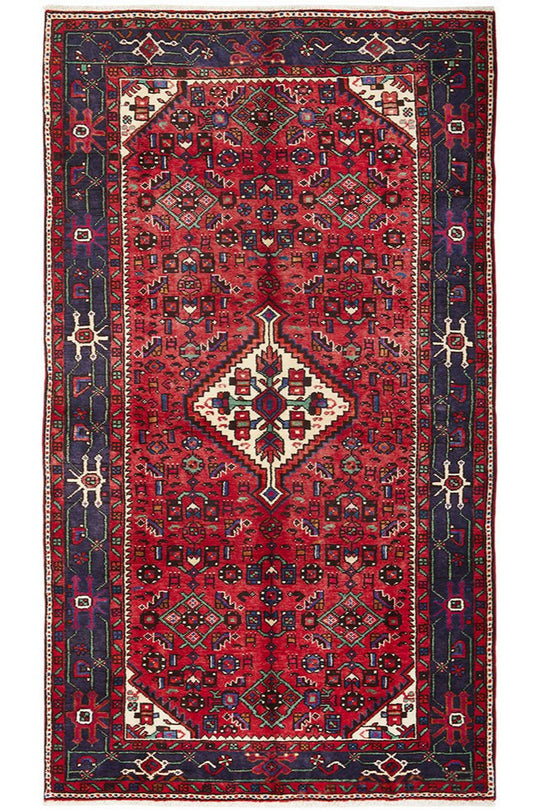 Hand Knotted Pure Wool Hosein Abad Rug 260X152CM