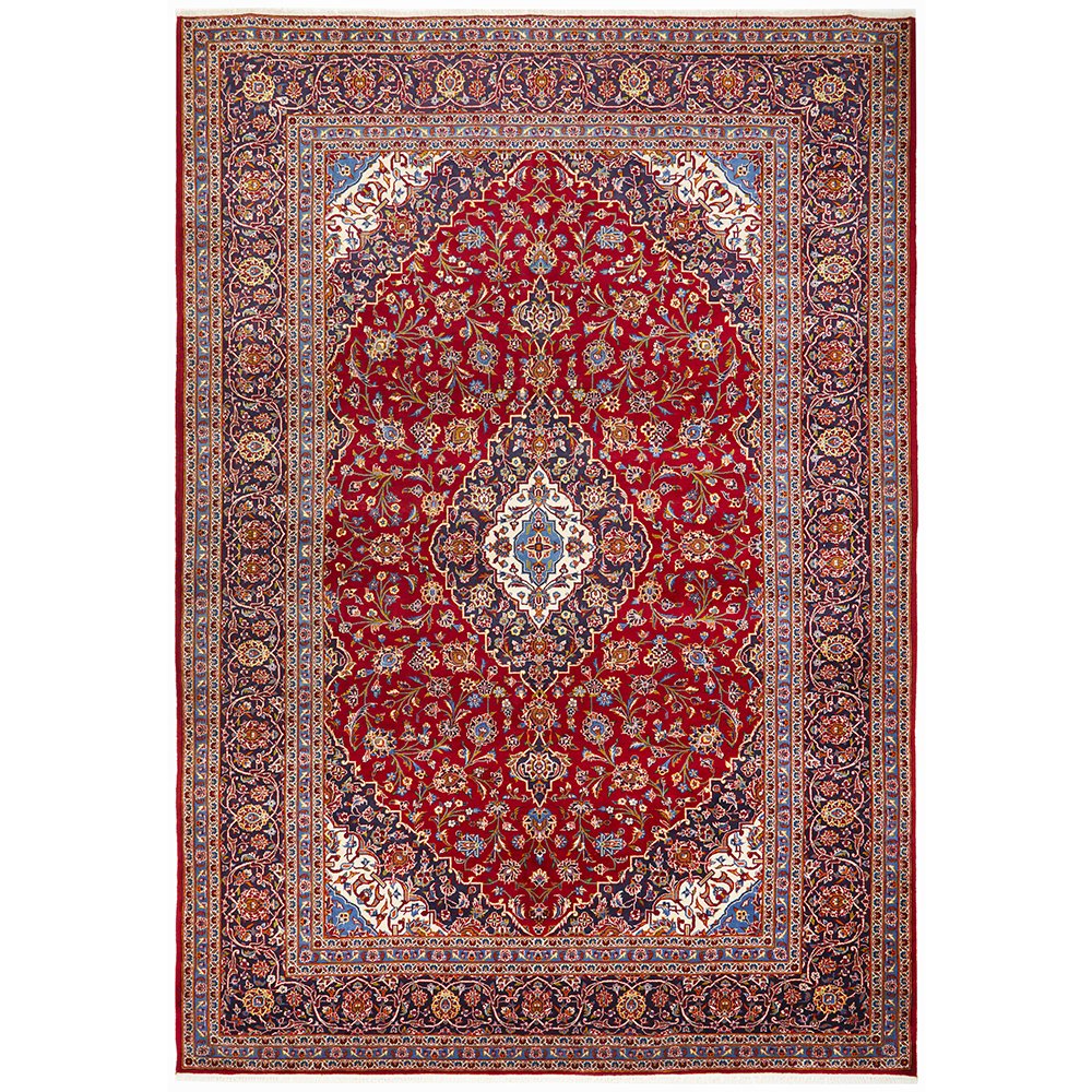 Hand Knotted Persian Rug Kashan 417X290CM