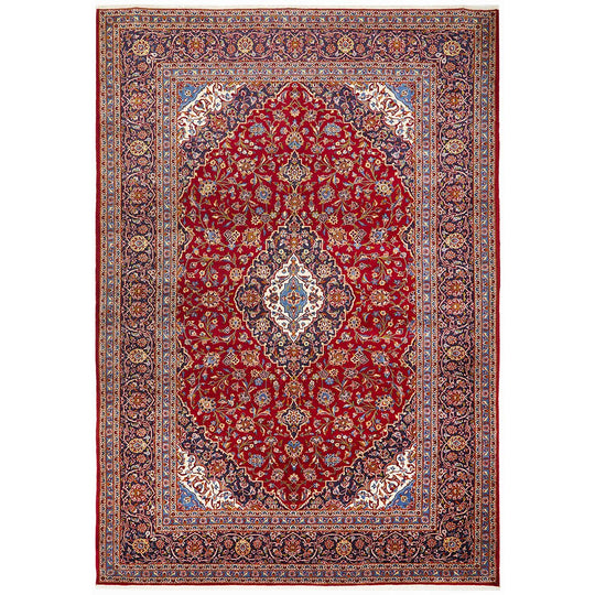 Hand Knotted Persian Rug Kashan 417X290CM