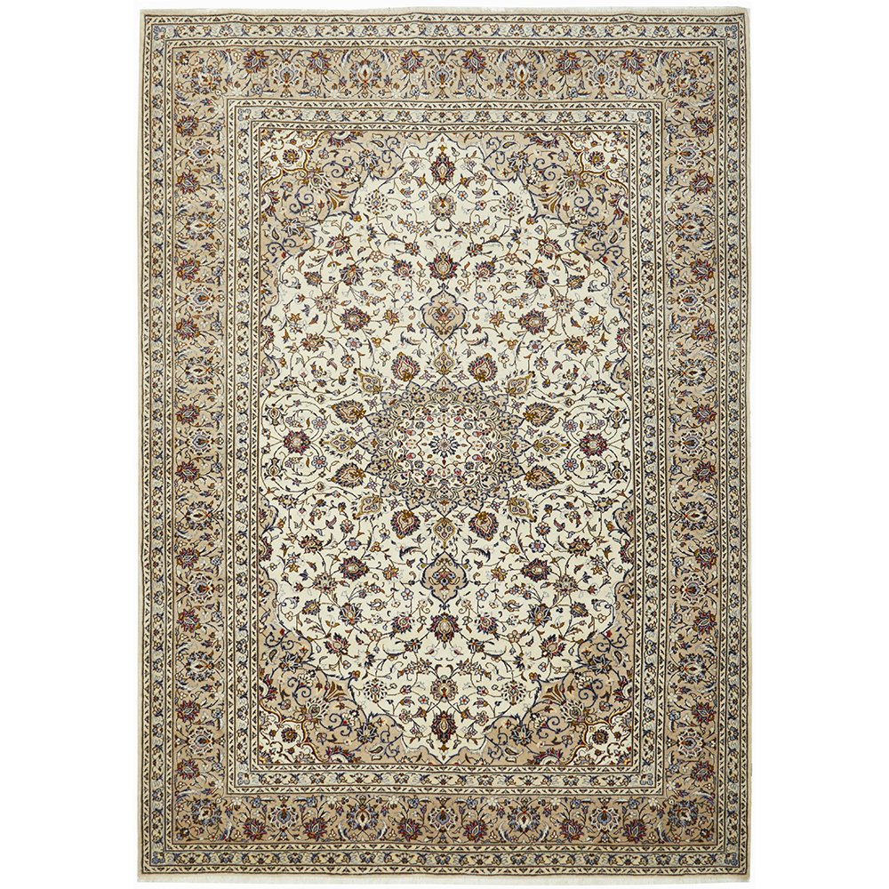Hand Knotted Persian Rug Kashan 350X250CM