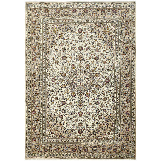 Hand Knotted Persian Rug Kashan 350X250CM