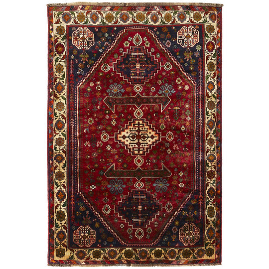 Shiraz Hand Knotted Persian Rug 236X158CM