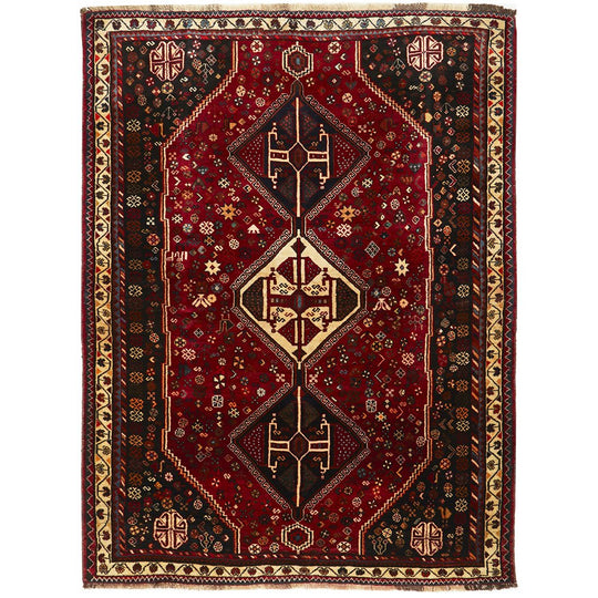 Shiraz Hand Knotted Persian Rug 232X174CM