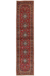 PERSIAN HAND KNOTTED RUG RUNNER KASHAN  405X93CM