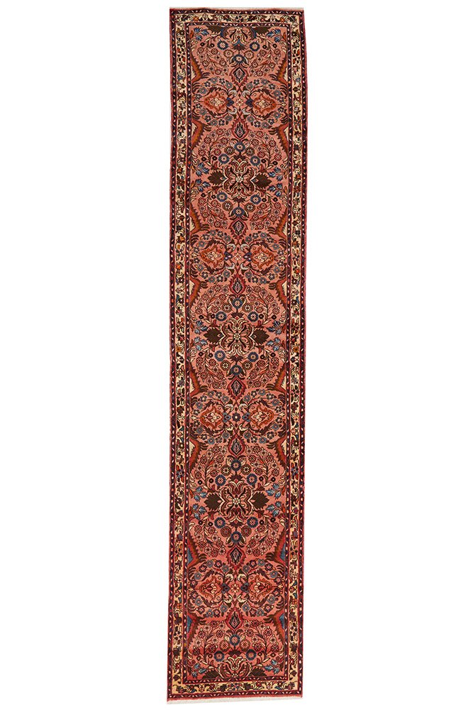 Hand Knotted Persian Rug 120 - 405x80cm