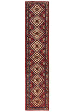 HAND KNOTTED PERSIAN RUG 415X85 CM