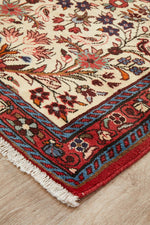 HAND KNOTTED PERSIAN RUG 398X85 CM
