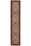 HAND KNOTTED PERSIAN RUG 398X85 CM