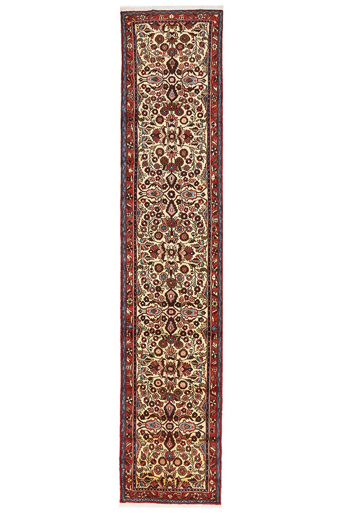 HAND KNOTTED PERSIAN RUG 385X78 CM