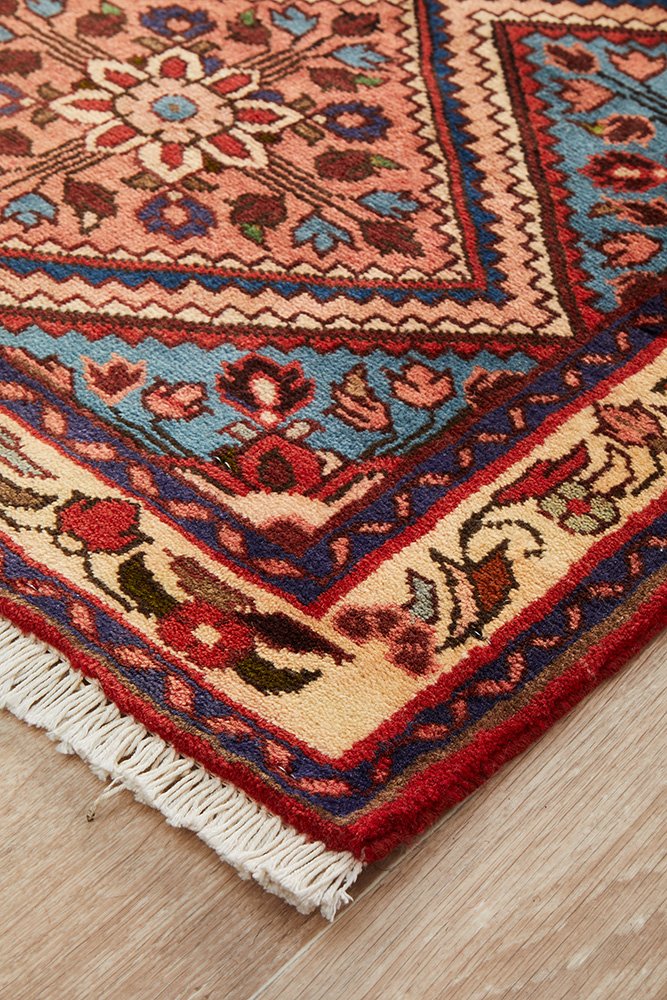 HAND KNOTTED PERSIAN RUG 407X82 CM