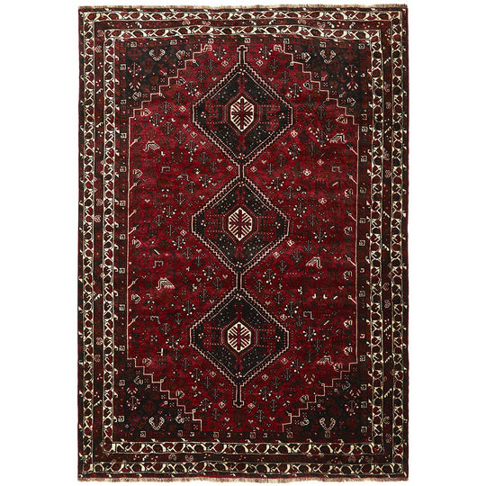 Shiraz Hand Knotted Persian Rug 317X225CM