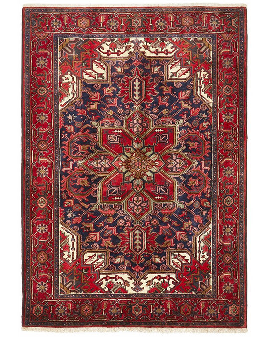 Heriz Hand Knotted Persian Rug 205X145CM